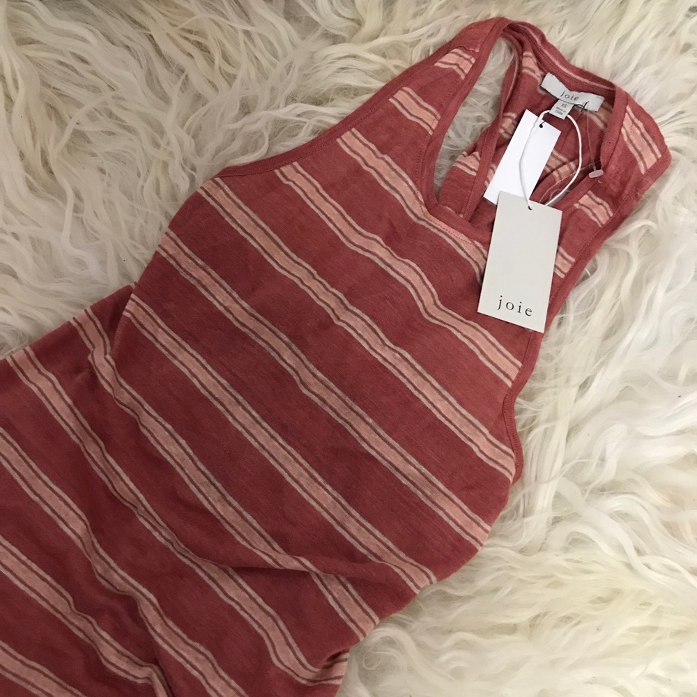 Joie Brellen Twist Back Linen Tank Dress - Picture 3 of 8